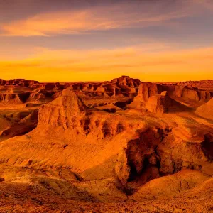 Gobi Desert Sunset Print Gobi Desert Sunset Print