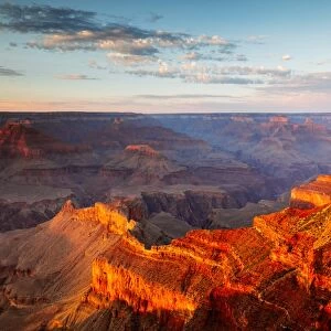 Sunset over Grand Canyon South Rim, USA
