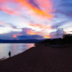 Sunset at Lake Malawi Sunset at Lake Malawi