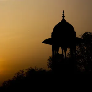 Sunset Near The Tal Mahal