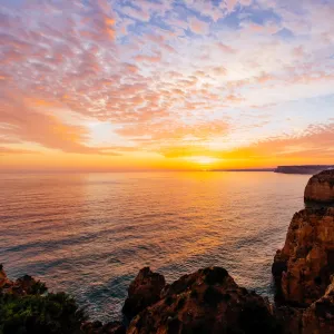 Sunset at Ponta da Piedade, Algarve, Portugal