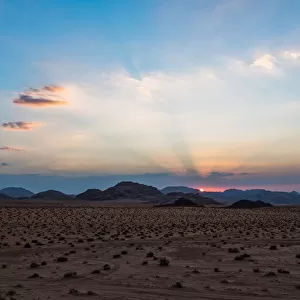 Sunset over Wadi Rum