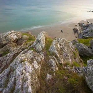 Sunset Whitsand Bay Cornwall UK