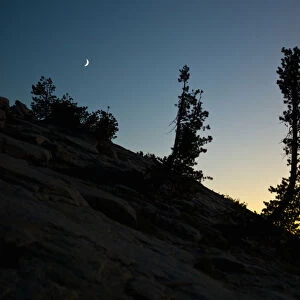 Sunset over Yosemite National Park, California, USA