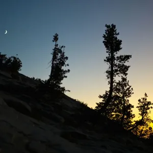 Sunset over Yosemite National Park, California, USA