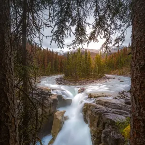 sunwapta fall in Jasper national park sunwapta fall in Jasper national park