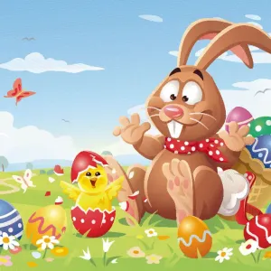 Surprised Easter Bunny Surprised Easter Bunny