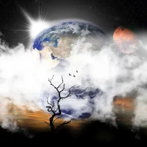 Surreal planet earth Surreal planet earth