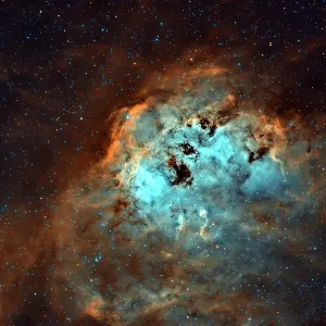 The Tadpoles Nebula (IC410) SHO Palette Narrow Band The Tadpoles Nebula (IC410) SHO Palette Narrow Band