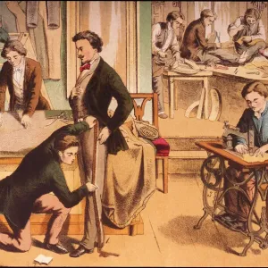Vintage Tailor Shop Print Vintage Tailor Shop Print