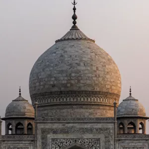 Taj Mahal close up at sunrise