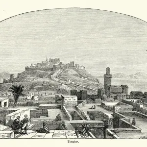 Tanger, Marocco nel XIX secolo. Tanger, Marocco nel XIX secolo.