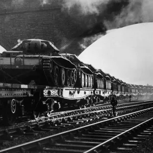 Tank Train Cruiser Tank MK IV Print Tank Train Cruiser Tank MK IV Print