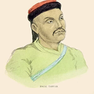 Tatar mongolian man illustration 1859
