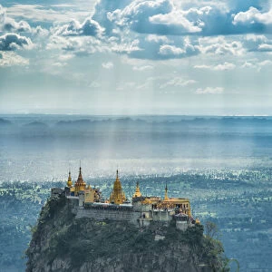 Taung Kalat monastery Myanmar