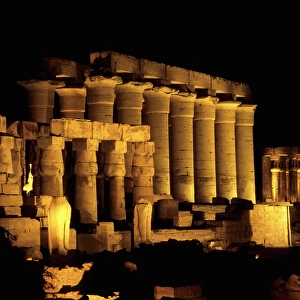 Temple of Luxor at night, Luxor, Egypt