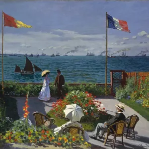 Terrasse à Sainte-Adresse, 1866-1867. Artist: Monet, Claude (1840-1926) Terrasse à Sainte-Adresse, 1866-1867. Artist: Monet, Claude (1840-1926)