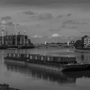 Battersea Power Station Print in Monochrome Battersea Power Station Print in Monochrome