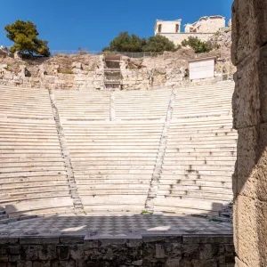 The theater of Herodes Atticus in Athens, Greece