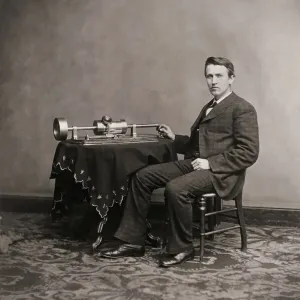 Thomas Edison and His Phonograph Thomas Edison and His Phonograph