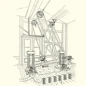 Thomas Edison's Electric Current Dynamometer Print Thomas Edison's Electric Current Dynamometer Print