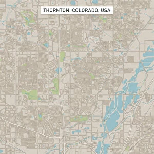 Thornton Colorado US City Street Map