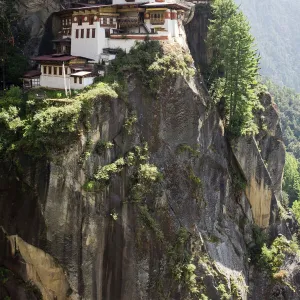 Travel Destinations Canvas Print Collection: Taktsang Lhakhang, The Tiger's Nest Temple, Bhutan