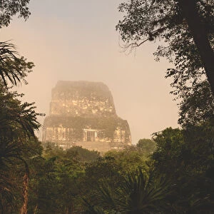 Tikal through the trees