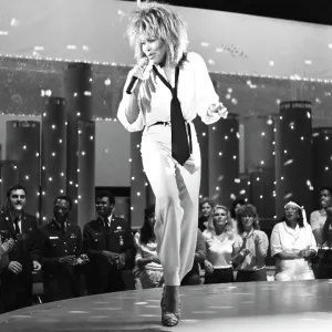 Tina Turner Performs On A TV Show