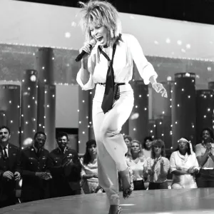 Tina Turner Performs On A TV Show