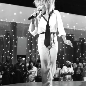 Tina Turner Performs On A TV Show