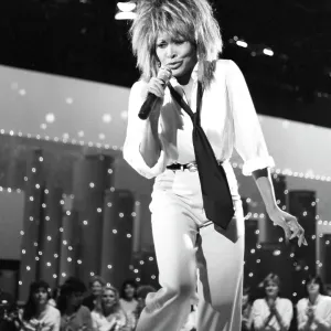 Tina Turner Performs On A TV Show