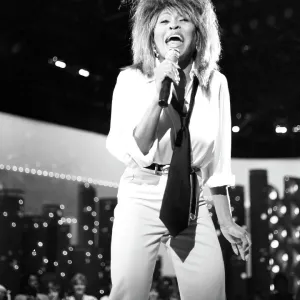 Tina Turner Performs On A TV Show