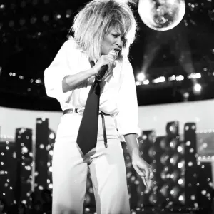 Tina Turner Performs On A TV Show