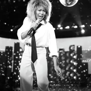 Tina Turner Performs On A TV Show