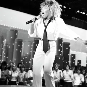 Tina Turner Performs On A TV Show