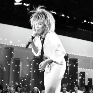 Tina Turner Performs On A TV Show