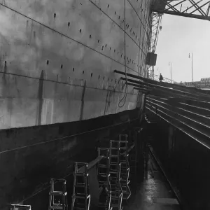 Titanic In Dry Dock Titanic In Dry Dock