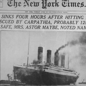 Titanic Headline Titanic Headline