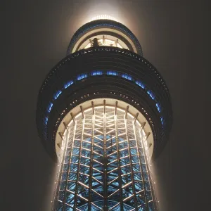 Tokyo Skytree Nighttime Low Angle Print Tokyo Skytree Nighttime Low Angle Print