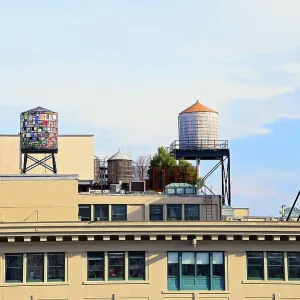Tom Fruin Water Tower in New York City Tom Fruin Water Tower in New York City
