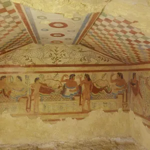 Tomba dei Leopardi Tomb with frescoes from the 5th century BC