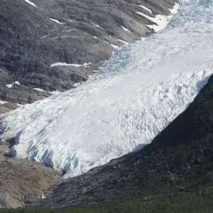 Tongue of the Svartisan Glacier, Northern Norway, Norway, Scandinavia, Europe Tongue of the Svartisan Glacier, Northern Norway, Norway, Scandinavia, Europe
