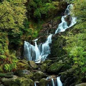 Torc waterfall in Killarney National Park Torc waterfall in Killarney National Park