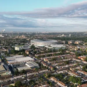 Tottenham and Stadium Aerial View Tottenham and Stadium Aerial View