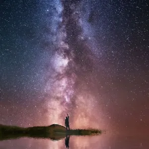 Touching the milky way Touching the milky way