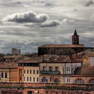 Toulouse Basilica of Saint Sernin and old town