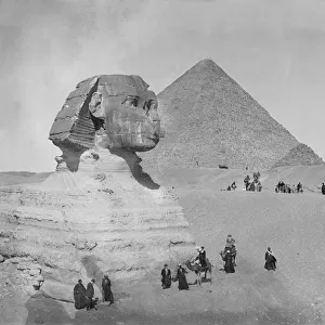 Tourists At Giza