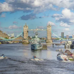 Tower Bridge and HMS Belfast View Tower Bridge and HMS Belfast View