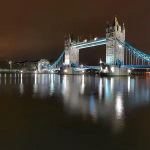 Tower Bridge at Night Print